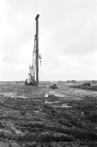 Bouw Almere in Zuid-Flevopolder overzicht bouwwerkzaamheden, Bestanddeelnr 928-3470