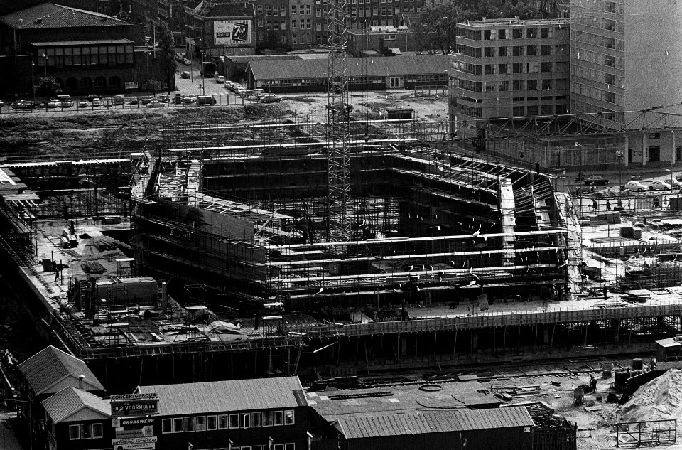 Bouw Concertgebouw in Rotterdam, Bestanddeelnr 915-5151