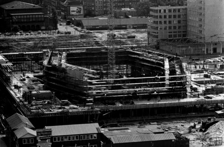 Bouw Concertgebouw in Rotterdam, Bestanddeelnr 915-5151