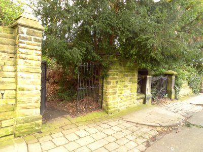 Boundary Wall With Gate Piers And Gates To Spring Hill And Elmfield