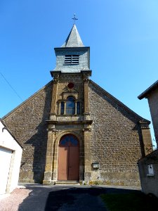 Bouvellemont (Ardennes) église, façade