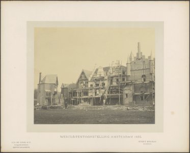 Bouw van Oudhollandse gebouwen. Architect Evert Breman, Bestanddeelnr 82