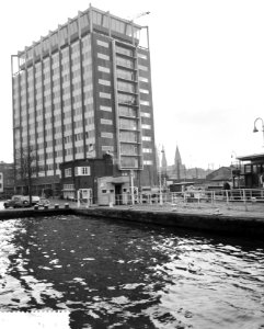 Bouw havenkantoor aan de Ruyterkade in Amsterdam, Bestanddeelnr 911-0085