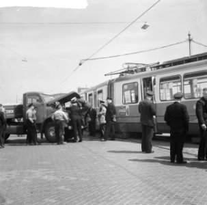 Botsing tram en trailer Bos en Lommerplein, Bestanddeelnr 912-6354
