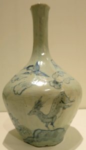 Bottle from Korea, glazed stoneware, 19th century, Honolulu Museum of Art photo