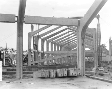 Bouw van gebouw Gemeentelijke Belastingen aan Wibautstraat te Amterdam, Bestanddeelnr 903-6635