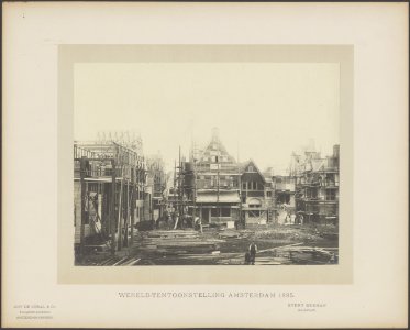 Bouw van Oudhollandse gebouwen. Architect Evert Breman, Bestanddeelnr 84