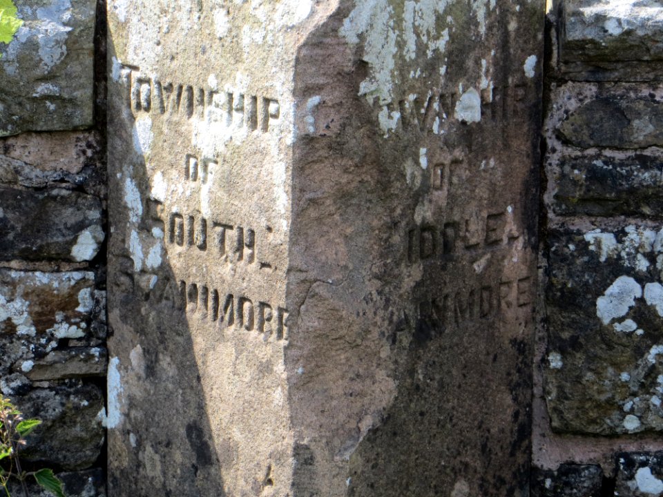 Boundary of south and middle stainmore