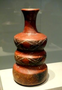 Bottle, Mexico, Tlatilco, 1200-900 BC, earthenware - De Young Museum - DSC00522