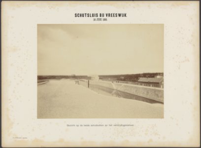 Bouw van een schutsluis bij Vreeswijk. Gezicht op de beide schutkolken en het ve, Bestanddeelnr 736