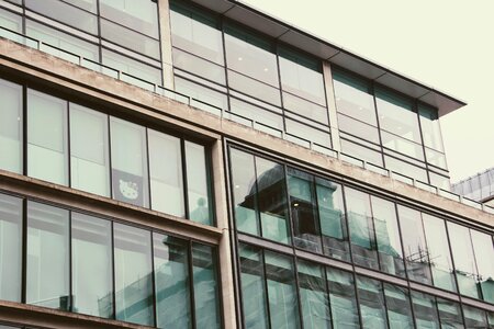 Glass facade hello kitty building
