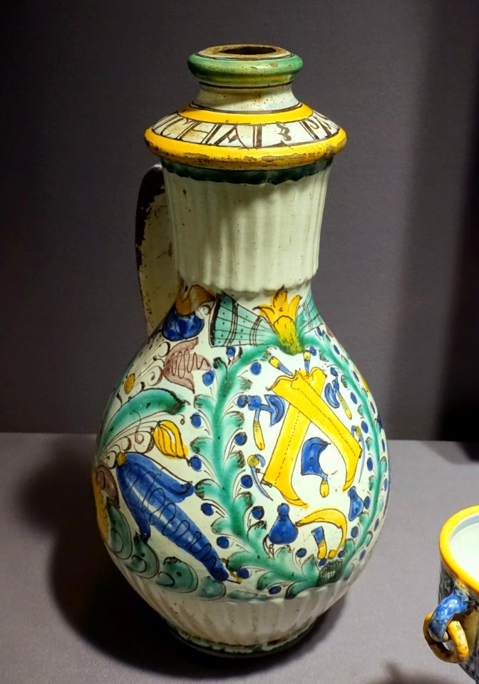 Bottle, Slovakia, 1759, ceramic - Museum of Anthropology, University of British Columbia - DSC08879