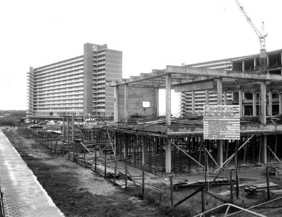 Bouw van de zesde Technische School aan de Sloterplas, Bestanddeelnr 918-3936