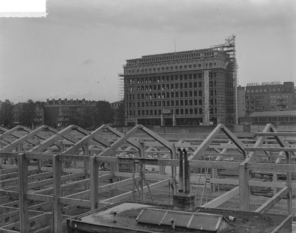 Bouw van gebouw Gemeentelijke Belastingen aan Wibautstraat te Amterdam, Bestanddeelnr 903-6633