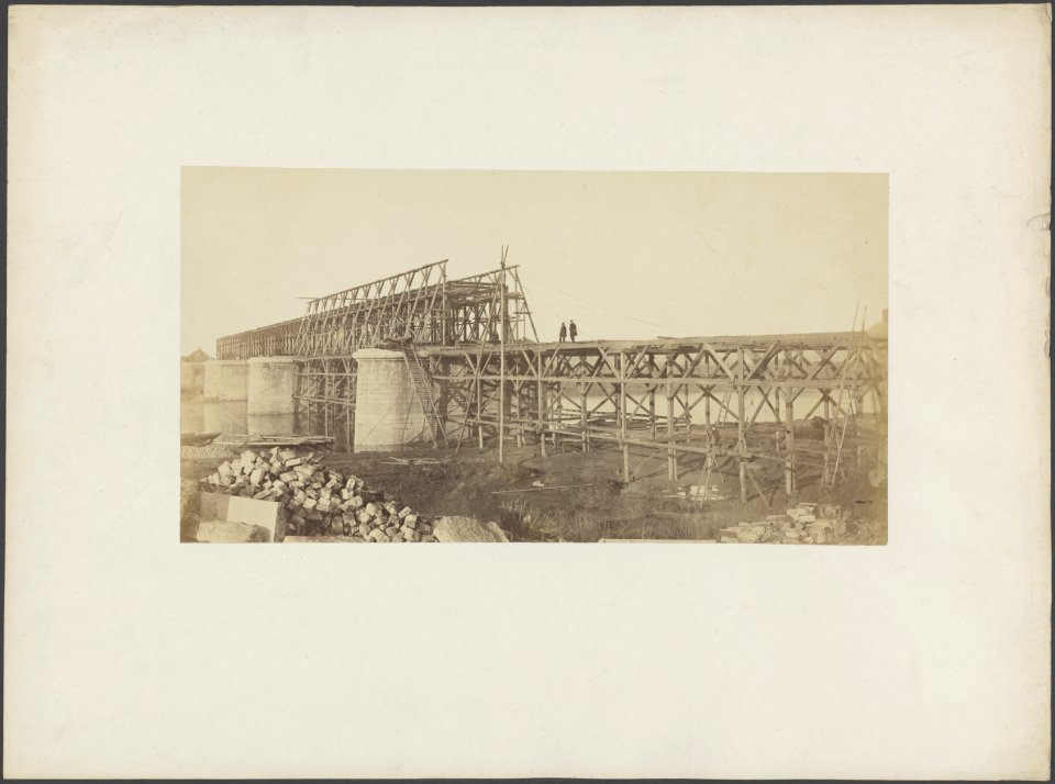Bouw van een spoorbrug, Bestanddeelnr 438