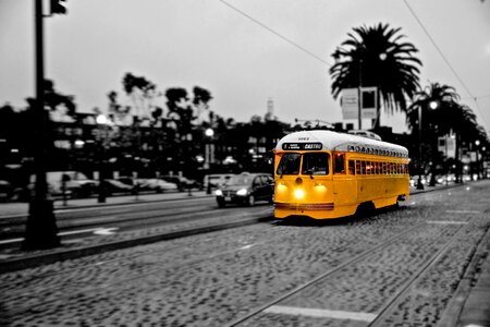 Transportation train trolley photo