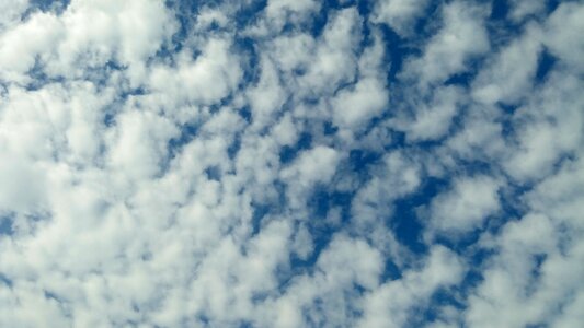 Blue sky clouds weather cloudscape photo