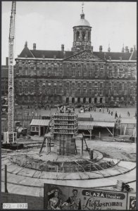 Bouw van het Nationaal Monument op de Dam, Bestanddeelnr 072-1033
