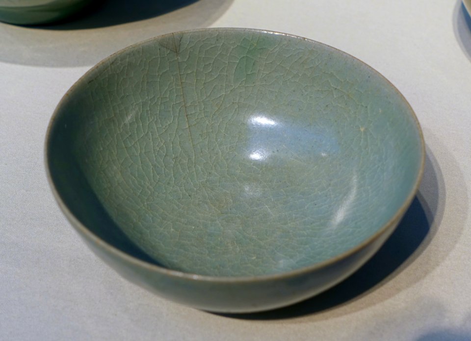 Bowl, Korea, Gangjin or Buan kilns, Goryeo period, 1100-1150 AD, stoneware, celadon, glaze - Freer Gallery of Art - DSC04940