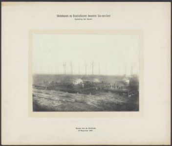 Bouw van de sluisdeuren en rioolschuiven ten behoeve van een sluis beoosten Sas , Bestanddeelnr 862