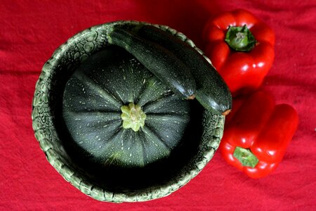 Vegetables eating food