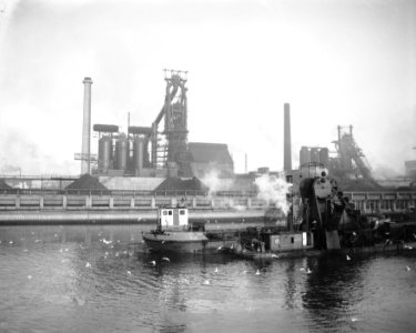 Bouw vierde en hoogste hoogoven te IJmuiden, Bestanddeelnr 909-1836