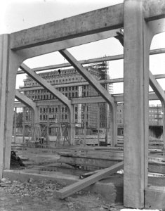 Bouw van gebouw Gemeentelijke Belastingen aan Wibautstraat te Amterdam, Bestanddeelnr 903-6631