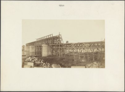 Bouw van een spoorbrug bij Venlo, Bestanddeelnr 646