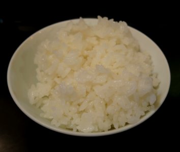 Bowl of white rice 01 photo