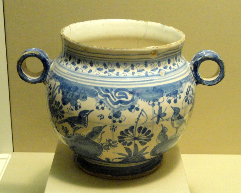Bowl, Pickleherring Pottery, England, dated 1632 - Nelson-Atkins Museum of Art - DSC08683