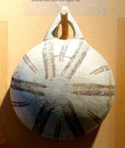 Bowl, White Slip II Ware, Late Cypriot, 1995.10.741 - Cesnola Collection, Harvard Semitic Museum - Cambridge, MA - DSC06298