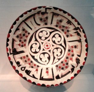 Bowl, Iran or Afghanistan, 10th century AD, earthenware painted under glaze - Freer Gallery of Art - DSC05262