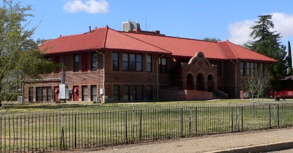Bowie, Arizona school, high school from NE 2