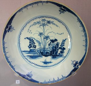 Bowl, Lambeth Pottery, c. 1760, tin-glazed earthenware - California Palace of the Legion of Honor - DSC07657
