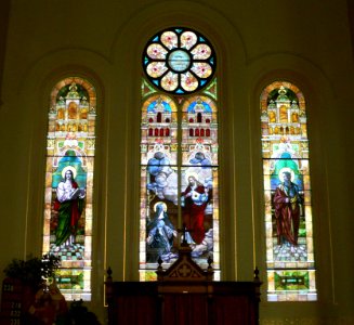 Bow Valley SS Peter-Paul window N chancel