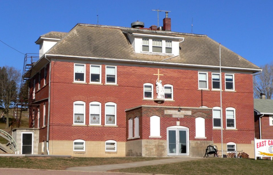 Bow Valley SS Peter-Paul school from SW