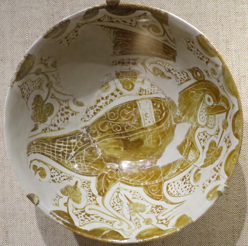 Bowl with bird, Egypt, Fatimid period, 11th century CE, Cincinnati Art Museum