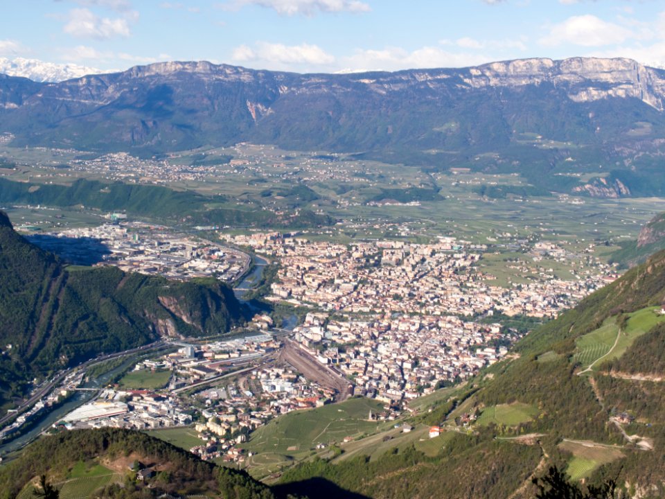 Bozen seen from east