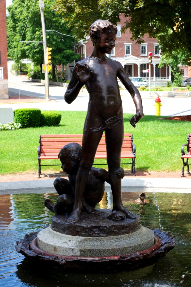 Boys and Turtles, front view - Fitchburg, Massachusetts - DSC08572