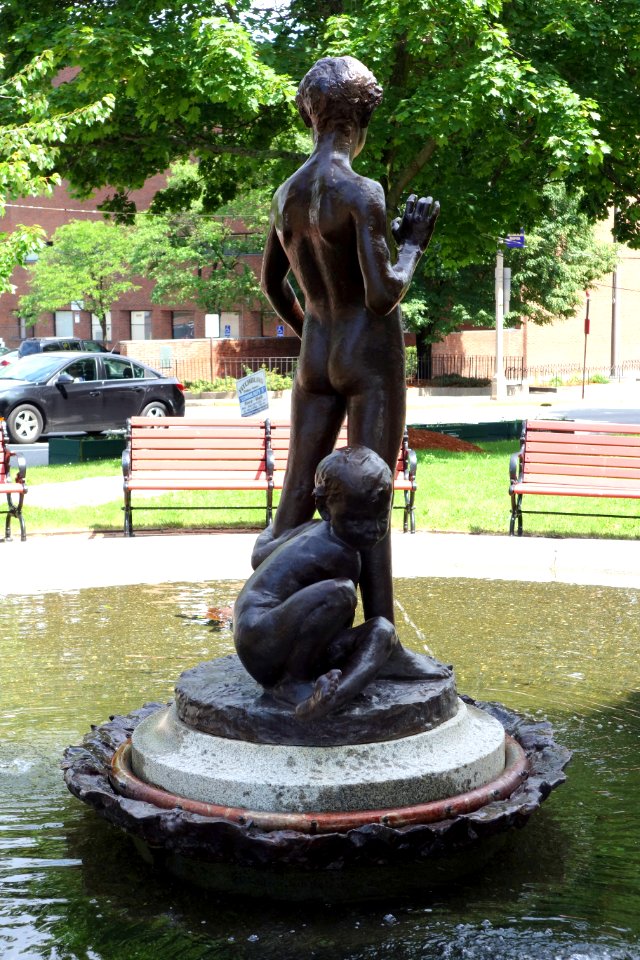 Boys and Turtles, rear view - Fitchburg, Massachusetts - DSC08576