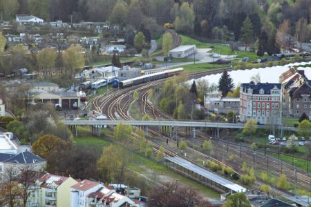 Brücke Weißenberger Straße, Löbau, Bahnanlagen