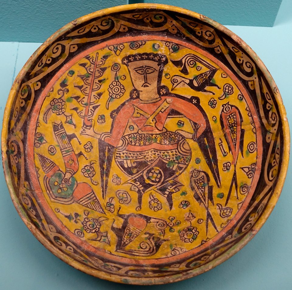 Bowl, Iran, Nishapur, 9th-10th century AD, ceramic - Linden-Museum - Stuttgart, Germany - DSC03869