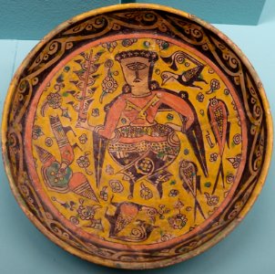 Bowl, Iran, Nishapur, 9th-10th century AD, ceramic - Linden-Museum - Stuttgart, Germany - DSC03869