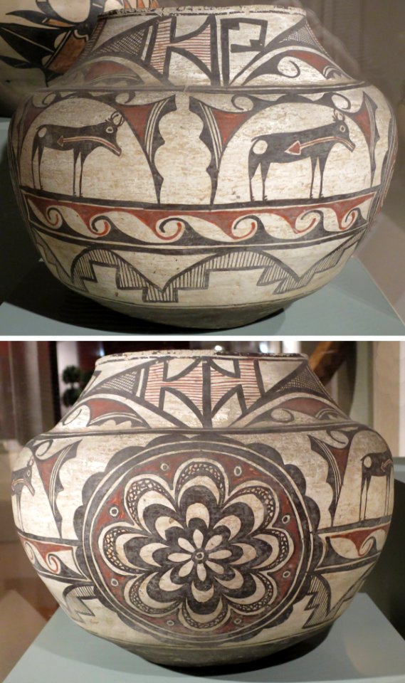 Bowl, Zuni Pueblo people, fired clay, Dayton Art Institute