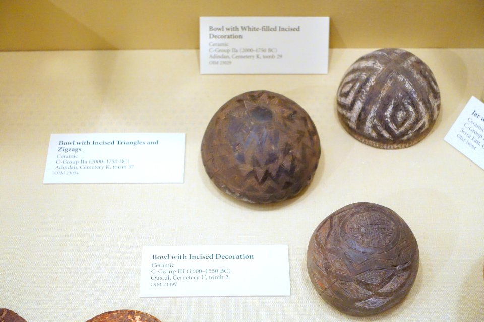 Bowls, Adindan, Nubia, various cemeteries, C-group IIa and III, 2000-1550 BC, ceramic - Oriental Institute Museum, University of Chicago - DSC08036