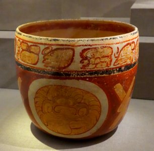 Bowl with hieroglyphs, Mexico or Guatemala, Central Maya area, Late Classic Maya, 600-800 AD, earthenware - De Young Museum - DSC00650