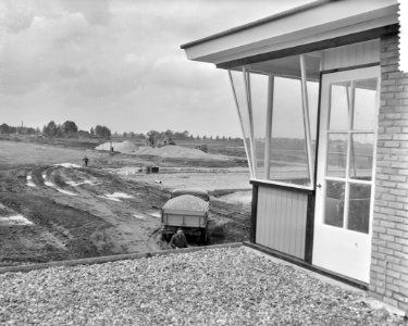 Bouw luchthaven Rotterdam in de polder Zestienhoven, Bestanddeelnr 907-8629