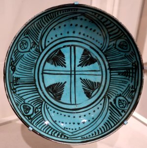Bowl with foliate and geometric motifs, Iran, c. 1600, Newark Museum