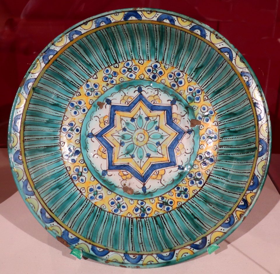 Bowl with eight-pointed star, Morocco, Newark Museum