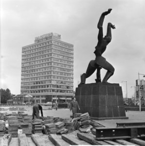 Bouw kantoorflat Stad Rotterdam, Bestanddeelnr 913-9926